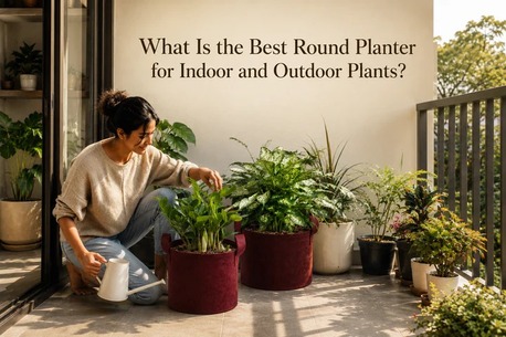 Jaipur, Household Items, INR 379,  What Is The Best Round Planter For Indoor And Outdoor Plants?