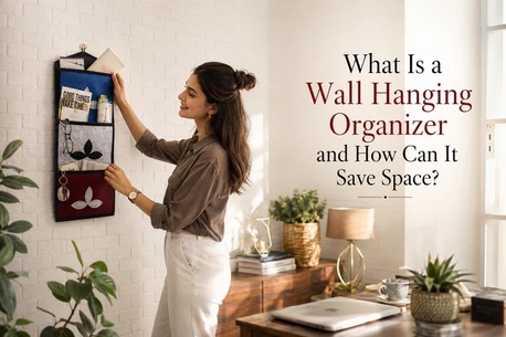 Jaipur, Household Items, INR 299,  What Is A Wall Hanging Organizer? How It Helps You Save Space At Home