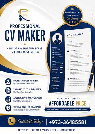 Manama, Marketing, Professional CV Maker Available