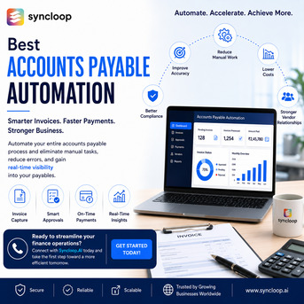 New York, Financial, Best Accounts Payable Automation Solutions By Syncloop.AI