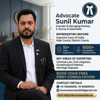 Mumbai, Legal, Supreme Court Advocate In Patna For Complex Cases | Advocate Sunil Kumar