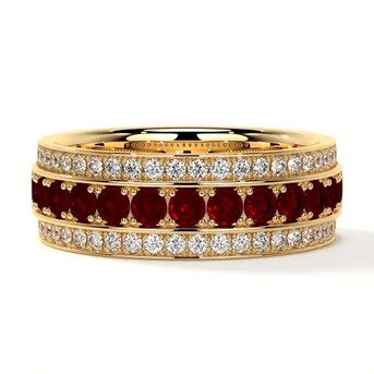 New York, Jewelry, USD 5,  Premium Ruby Wedding Bands Deal