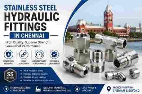 New Delhi, Industrial Machinery, INR 100000,  Premium Stainless Steel Hydraulic Fittings In Chennai For Industrial Applications