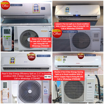 Manama, Household Items, BHD 110,  ✅️  Variety Of Split Acs For Sale In Good Condition With Fixing