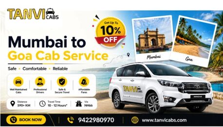 Mumbai, Travel, Mumbai To Goa Taxi Booking - Tanvi Cabs