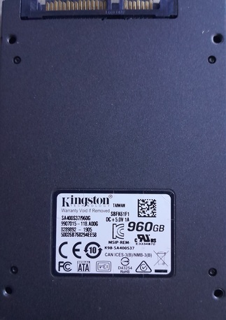 Jeddah, Computers, SAR 380,  SSD 960 GB With Cable. Taiwan Made