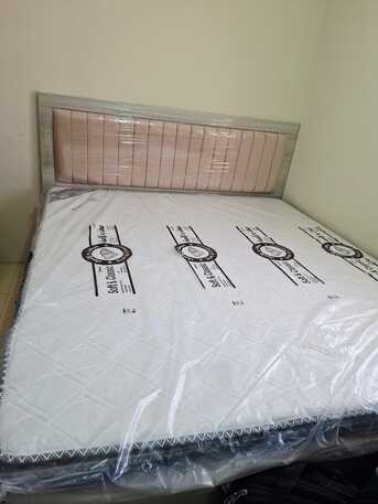 Khobar, Furniture, SAR 850,  New Bed With Mattress For Urgent Sale At Low Price