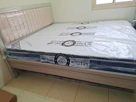 Khobar, Furniture, SAR 850,  New Bed With Mattress For Urgent Sale At Low Price