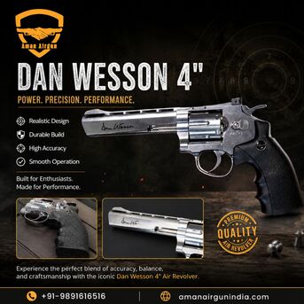 Mumbai, Sporting Goods, Trusted Dan Wesson 4" Air Revolver By Aman Airgun
