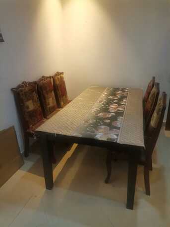 Khobar, Furniture, SAR 1,  Folding Treadmill, Dining Set (6 Chairs), Bed + Medicated Mattress, Bicycle