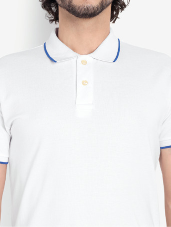 Bangalore, Wholesale Products, Unisex Solid Polo With Contrast Tipping T-Shirt | Premium Cotton Knit