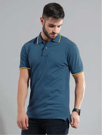 Bangalore, Wholesale Products, Unisex Solid Polo With Contrast Tipping T-Shirt | Premium Cotton Knit