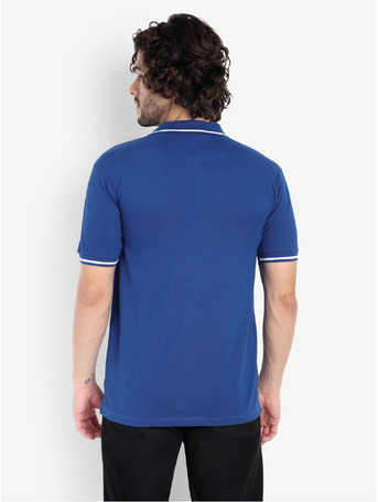 Bangalore, Wholesale Products, Unisex Solid Polo With Contrast Tipping T-Shirt | Premium Cotton Knit