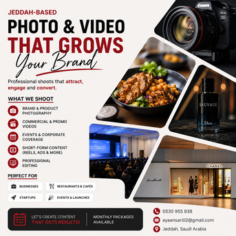 Jeddah, Photography, 📸 PROFESSIONAL PHOTOGRAPHY & VIDEOGRAPHY IN JEDDAH