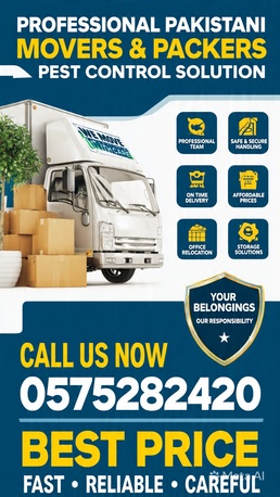 Al Nakhla, Labor/Moving, H586PROFESSIONAL(PAKISTANi)&hearts;️MOVERS❤️PACKERS◼️PEST CONTORL SOLUTION BEST PIRCE0575282420