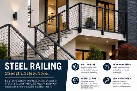 New York, Electrical & Plumbing, Glass Railing System: Modern, Safe & Elegant Solutions For Residential And Commercial Spac