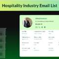 Reach Decision-Makers With Our Hospitality Industry Email List