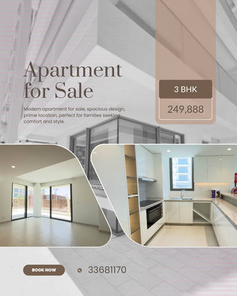 Manama, Real Estate For Sale, BHD 249888,  2 BR,  Luxury Brand-New 3BR + Maid | Huge Terraces | Fully Furnished | 2-Year Payment Plan