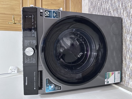 Jeddah, Appliances, SAR 1850,  🔥 HISENSE **LIKE NEW** FRONT LOAD WASHER & DRYER COMBO &ndash; MODEL WD3S1043BT6 🔥