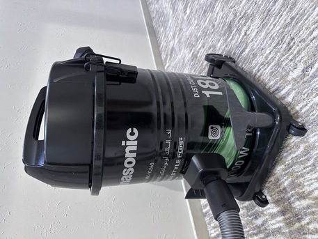 Jeddah, Appliances, SAR 470,  🔥 PANASONIC **LIKE NEW** 18L DRUM VACUUM CLEANER &ndash; MODEL MC-YL669GY47 🔥