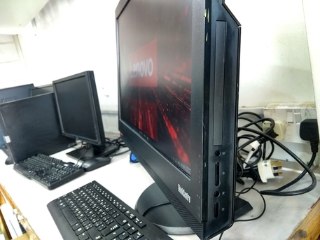 East Riffa, Computers, BHD 80,  Lenovo All-in-One PC Core I5 6th Gen | 8GB RAM | 256GB SSD | 24" Full HD |  80 BD Only