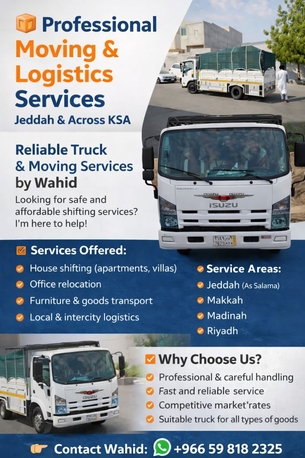 Jeddah, Labor/Moving, Furniture Moving Jeddah