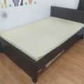 BHD 35,  Wooden Double Bed With Mattress