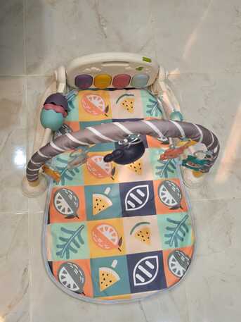 Jeddah, Baby & Kid Stuff, SAR 80,  Baby Fitness And Activity Bed. Musical With Piano. Rattles Bar