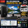 BHD 98,  Summer Offer DELL 10th Generation Intel Core I5 Computer Set DELL Monitor 8GB RAM 256GB M2