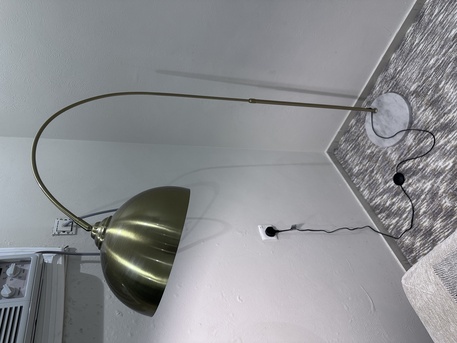 Jeddah, Furniture, SAR 270,  🔥 HOMEBOX **LIKE NEW** ZIMMER ARC FLOOR LAMP 🔥