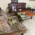 BHD 50,  Bed With Table And Sofa Set