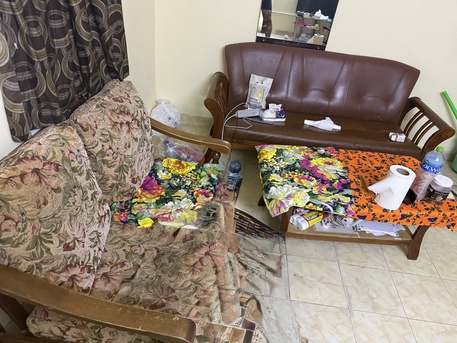 Manama, Household Items, BHD 50,  Bed With Table And Sofa Set