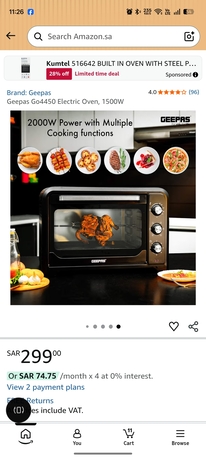 Riyadh, Household Items, SAR 160,  Geepas Oven
