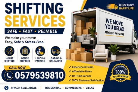 Riyadh, Delivery, Moving And Shifting Services