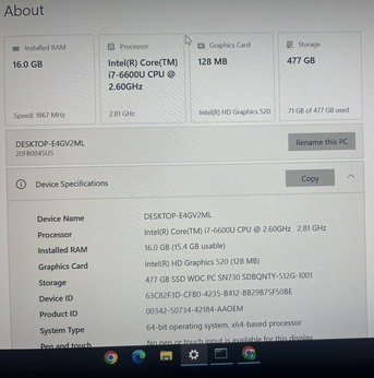 Riyadh, Computers, SAR 900,  Lenovo Laptop Think Pad