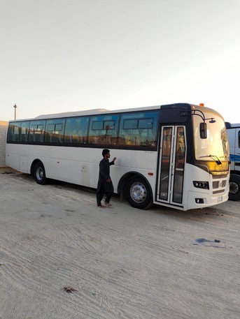 Jubail, Logistics, Ashok Leyland 2025 Model Bus For Rent