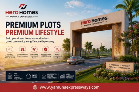 Greater Noida, Residential Plots, INR 10000000,  150 Sq. Yard,  Buy Plots At Hero Homes Yamuna Expressway For Future Home Construction