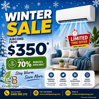 Melbourne, Appliances, AUD 350,  ❄️ WINTER AIR CONDITIONER SALE! ❄️