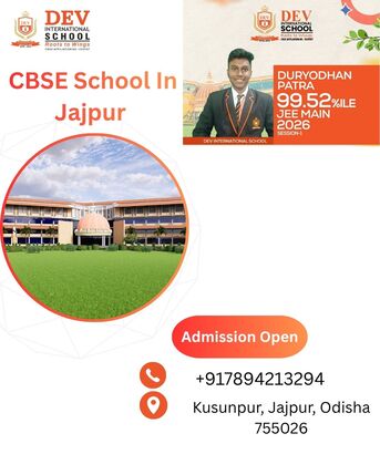 Bhubaneswar, Education, CBSE School In Jajpur