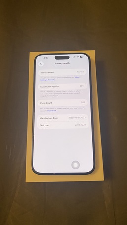 Hidd, Mobile Phones, BHD 285,  Apple Iphone 15pro Max 256gb 88% Battery