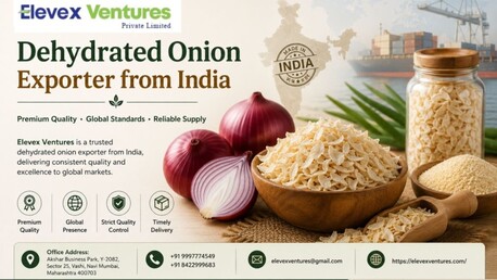 Navi Mumbai, Logistics, Dehydrated Onion Exporter From India | Elevex Ventures Private Limited