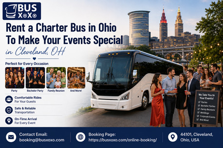 New York, Travel, Rent A Charter Bus In Ohio To Make Your Events Special In Cleveland, OH