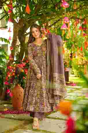 Jaipur, Clothing & Accessories, INR 3800,  Buy Idaho Parvaneh Gul Suit Without Dupatta Online