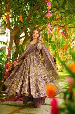 Jaipur, Clothing & Accessories, INR 3800,  Buy Idaho Parvaneh Gul Suit Without Dupatta Online