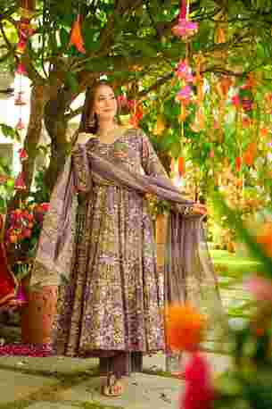 Jaipur, Clothing & Accessories, INR 3800,  Buy Idaho Parvaneh Gul Suit Without Dupatta Online