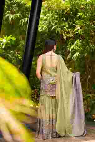 Jaipur, Clothing & Accessories, INR 12000,  Buy Idaho Saisha Cosmos Sharara Set Online