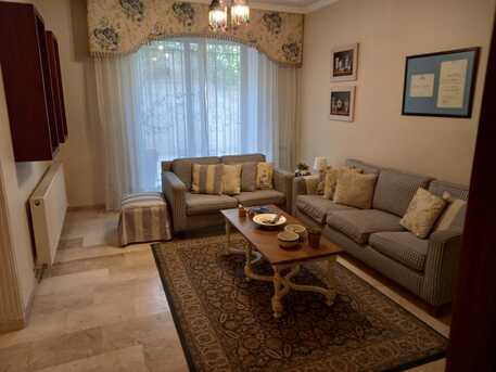 Amman, Apartments, Flats, Houses & Villas, JOD 12000/year,  Furnished,  3 BR,  203 Sq. Meter,  Beautiful Furnished Family Apartment With Two Private Gardens In Wadi Saqra / Shmeisani