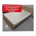 BHD 40,  🌍🌐Double Bed With Mattress In Good Condition For Sale With Delivery