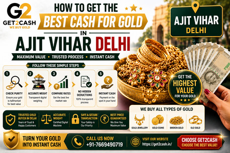 New Delhi, Items Wanted, How To Get The Best Cash For Gold In Ajit Vihar Delhi