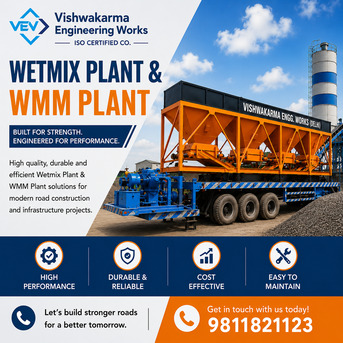 New Delhi, Industrial Machinery, Vishwakarma Engineering Works &ndash; Trusted Wetmix Plant Manufacturer